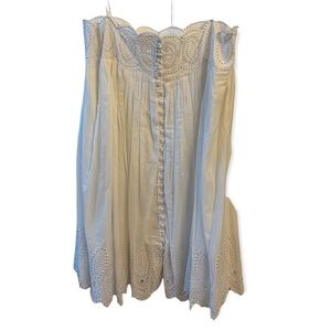 Catherine Malandrino linen thin strap boxy dress   Size 4